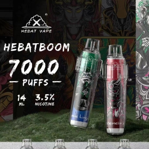 HEBAT喜貝一次性電子煙7000口 超大口數 一隻乾飽 超熱活動買五送一